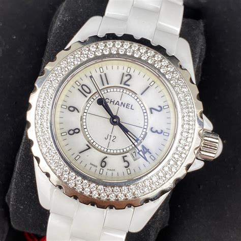 chanel white ceramic watches|chanel j12 price list.